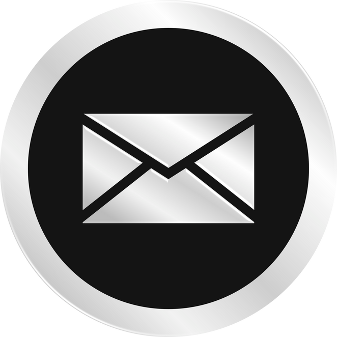 Silver Email Icon